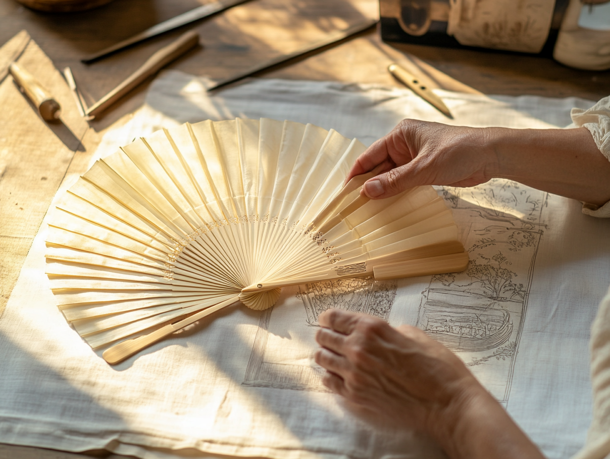 Handcrafted Fan Making (Eventail)