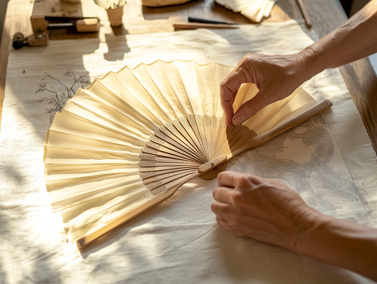 Handcrafted Fan Making (Eventail)