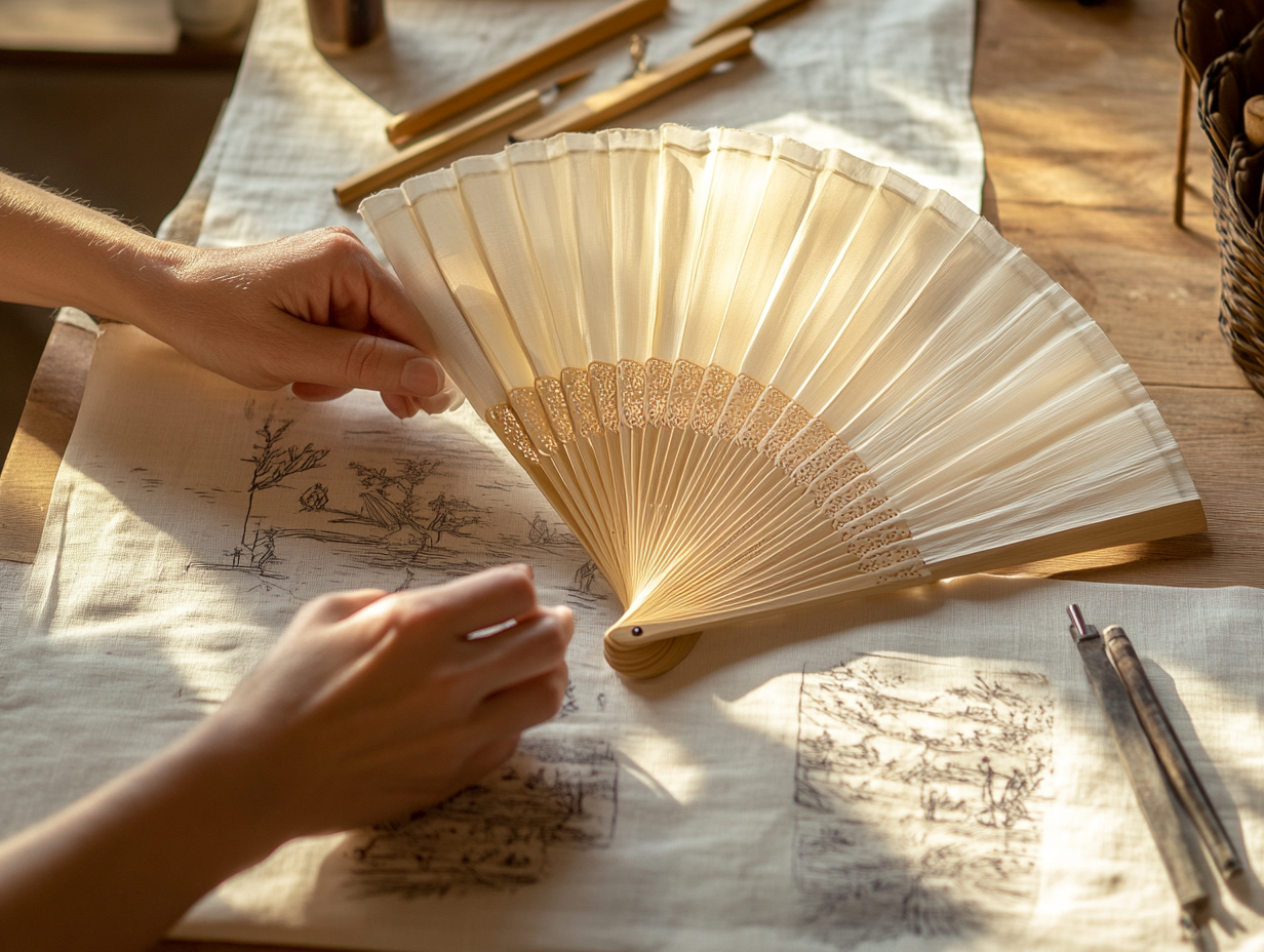 Handcrafted Fan Making (Eventail)