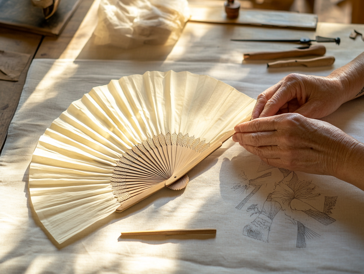 Handcrafted Fan Making (Eventail)