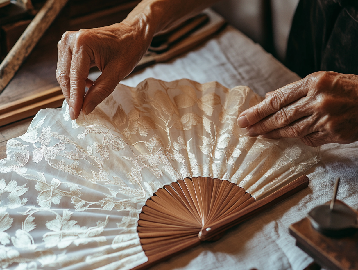 Handcrafted Fan Making (Eventail)