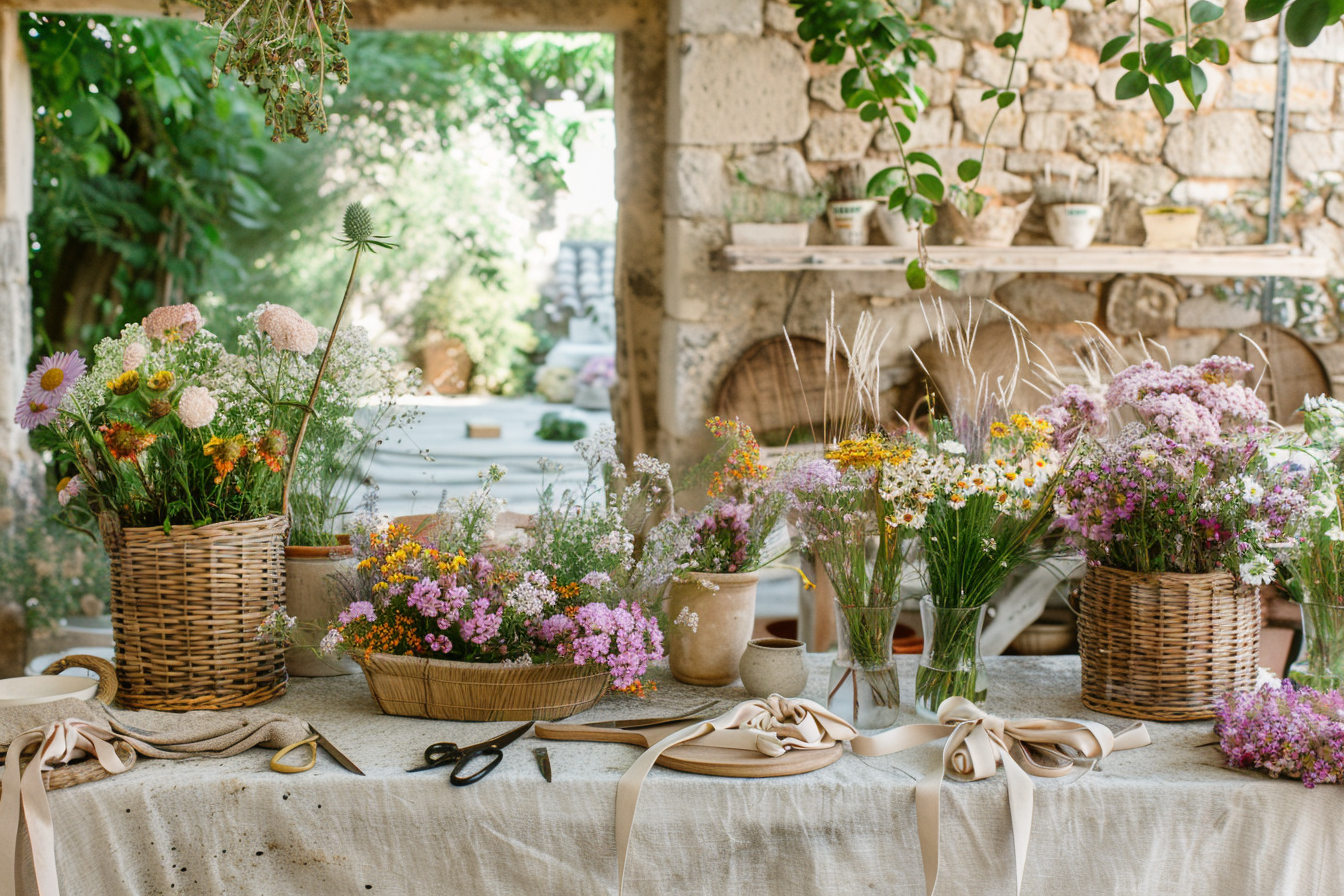 Wild Floral Composition