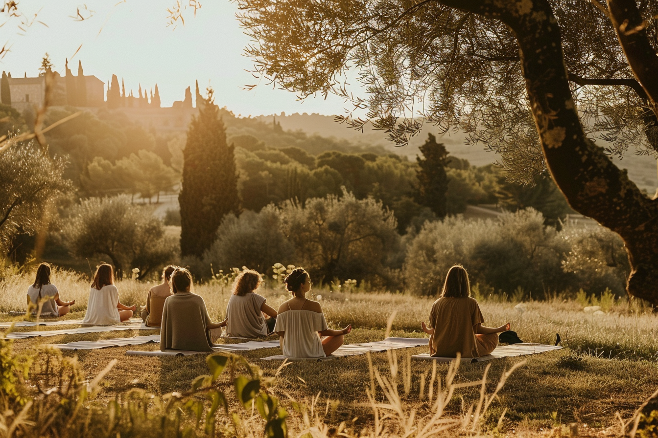 Yoga Under the Olive Trees